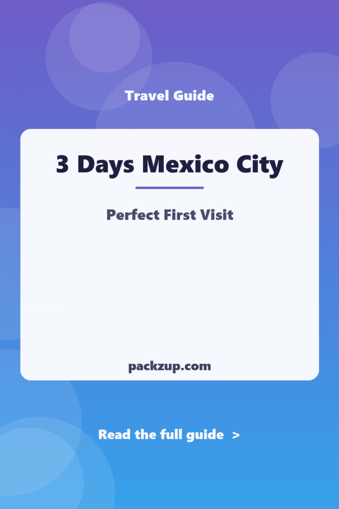3 Days Mexico City - Perfect First Visit
