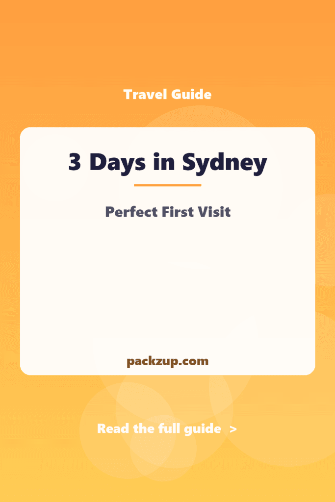 3 Days in Sydney - Perfect First Visit