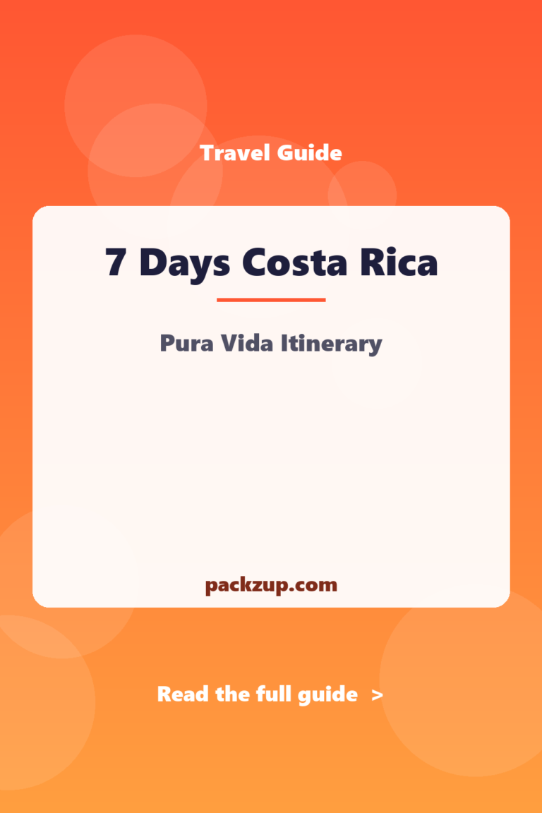 7-Day Costa Rica Itinerary: Best of Pura Vida