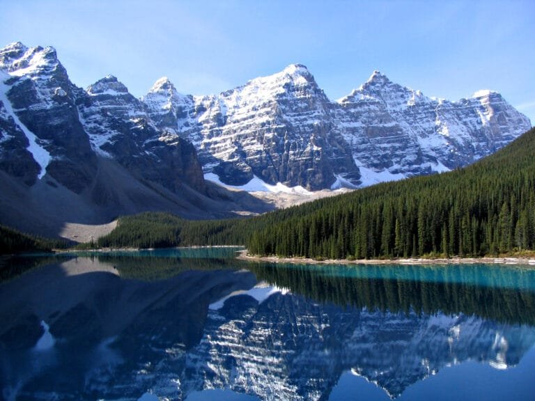 Banff — Moraine Lake under the Canadian Rockies