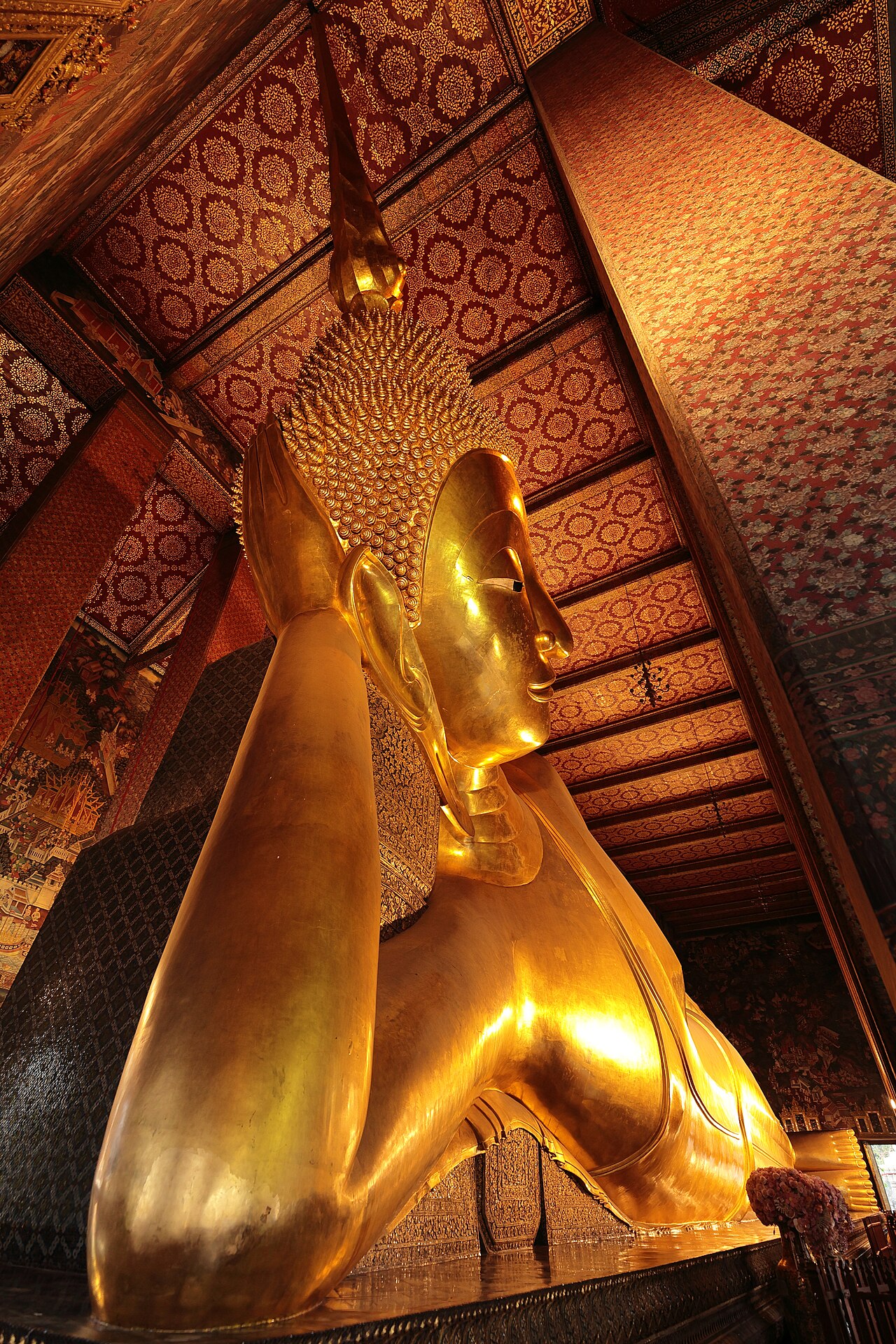 Reclining Buddha at Wat Pho temple in Bangkok