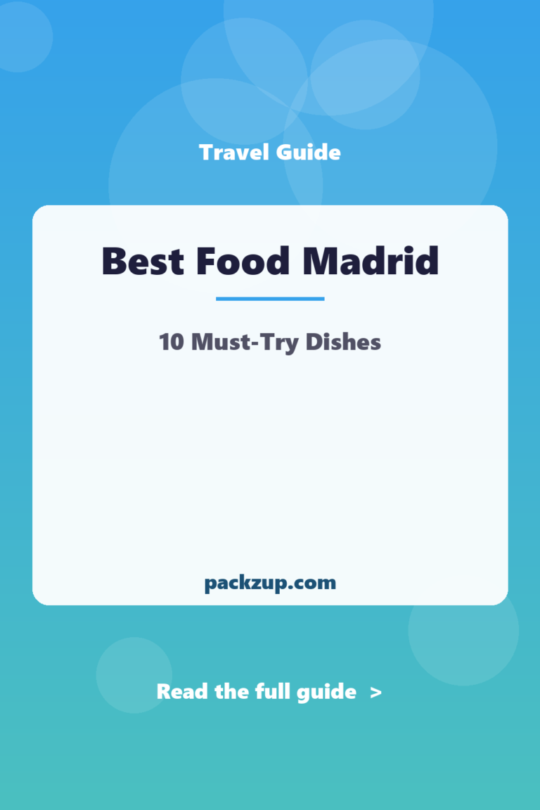Best Food in Madrid: 10 Must-Try Dishes