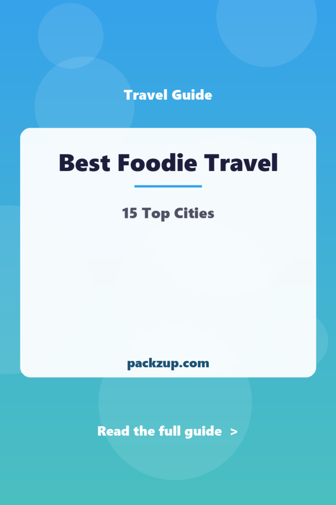 Best Foodie Travel - 15 Top Cities