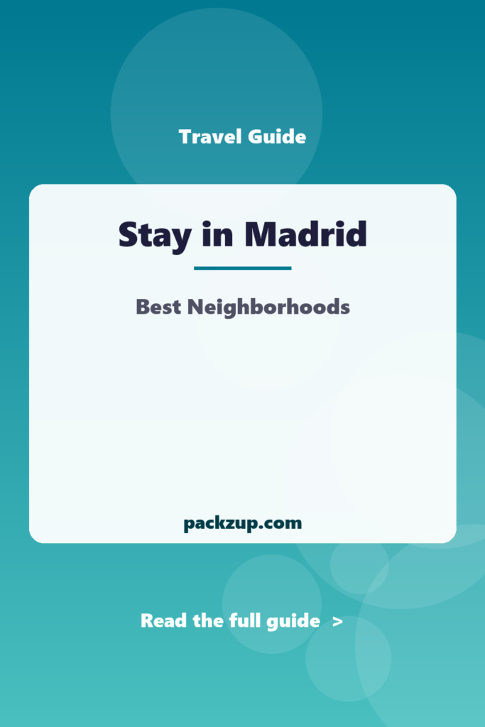 Stay in Madrid - Best Neighborhoods