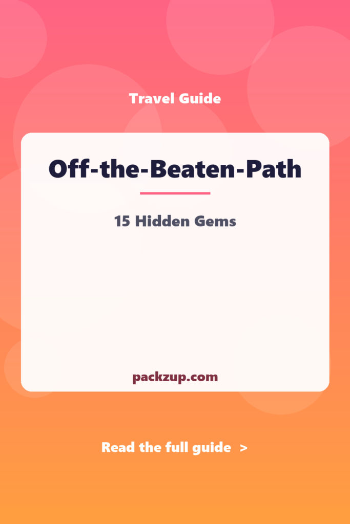 Off-the-Beaten-Path - 15 Hidden Gems