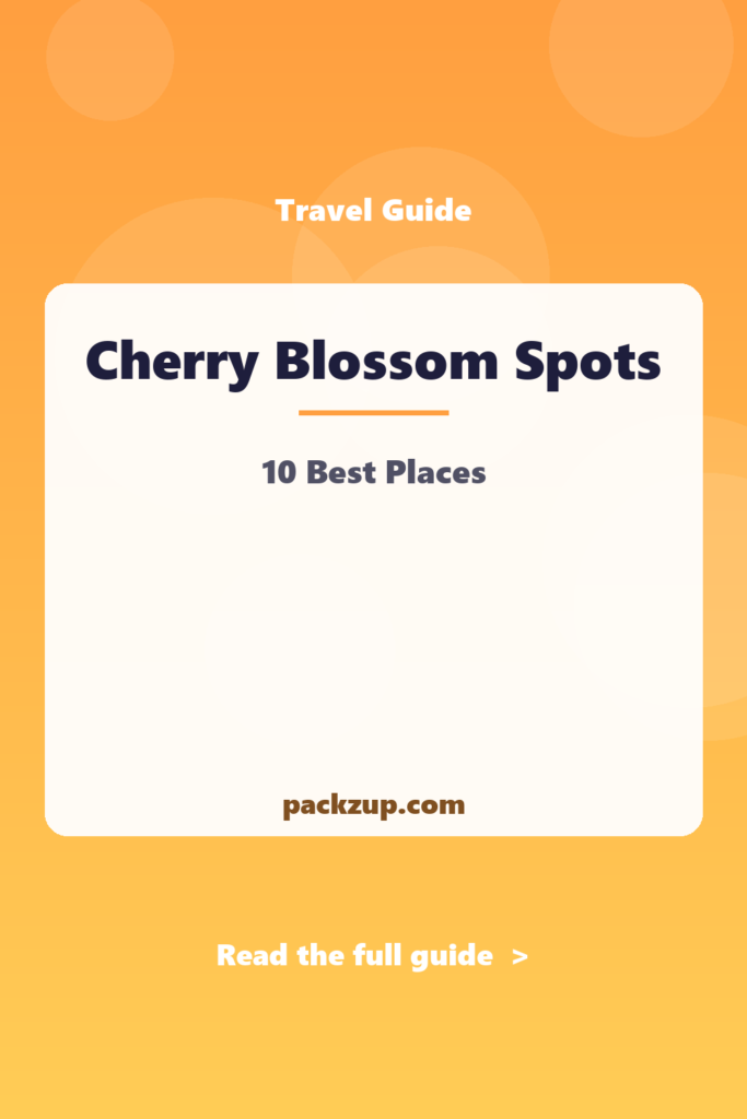 Cherry Blossom Spots - 10 Best Places