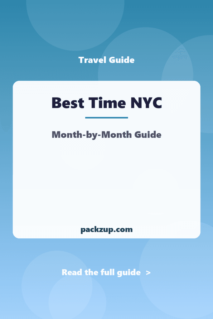Best Time NYC - Month-by-Month Guide