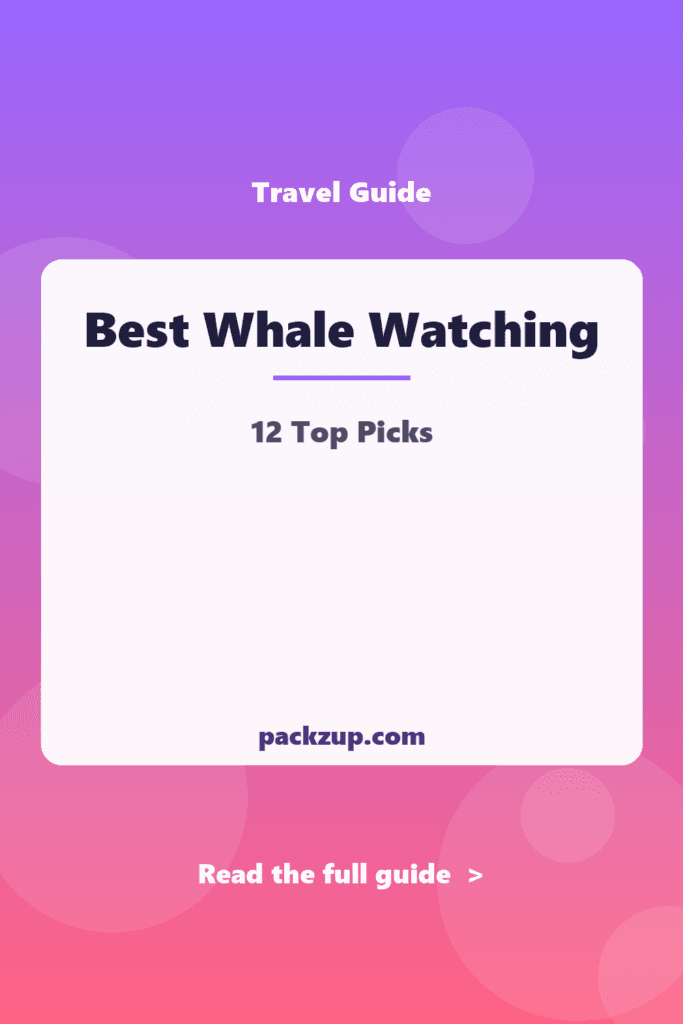 Best Whale Watching - 12 Top Picks