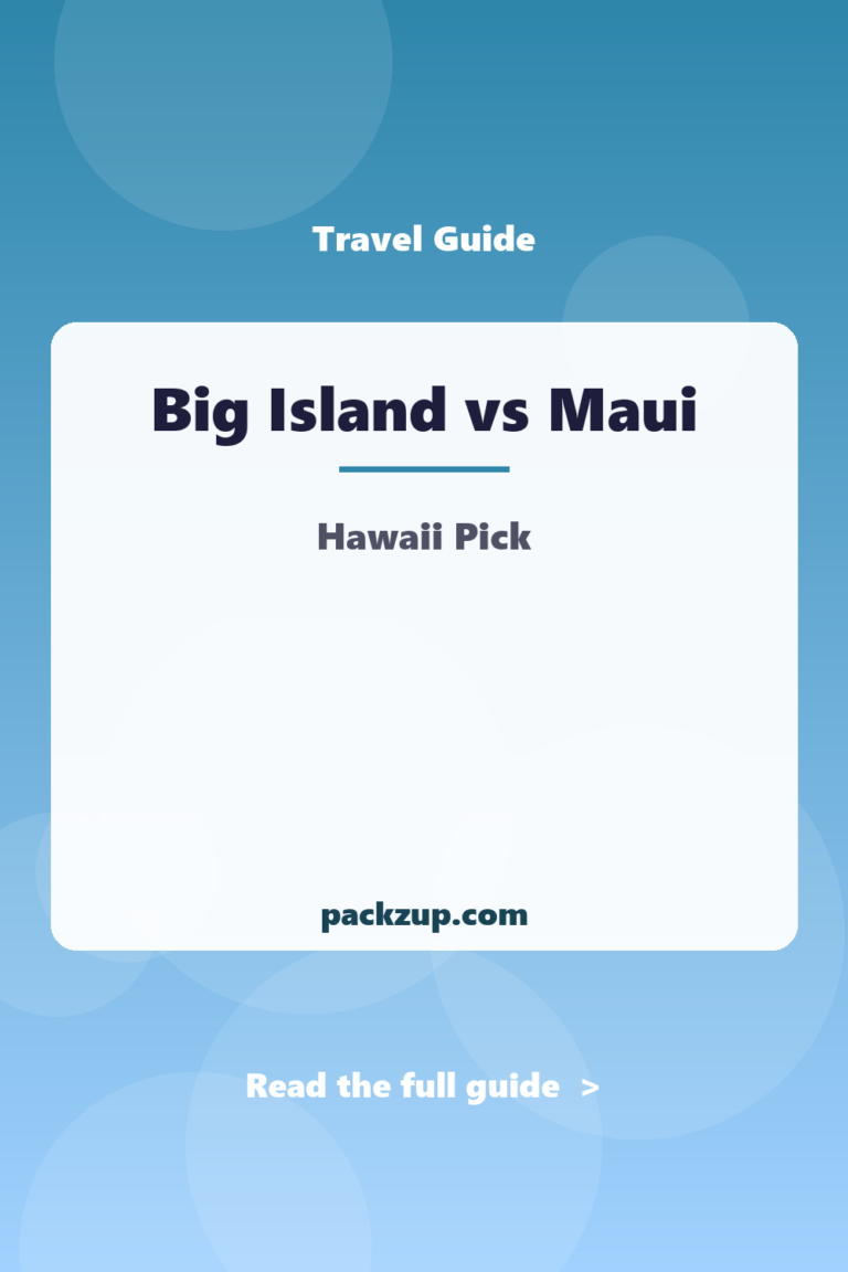 Big Island vs Maui: Hawaii Pick