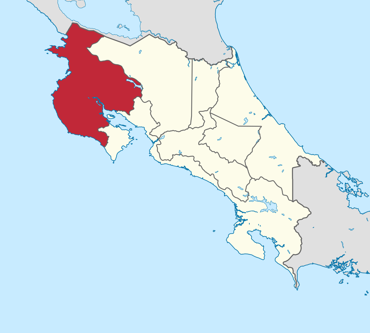 Pacific coast of Guanacaste, Costa Rica