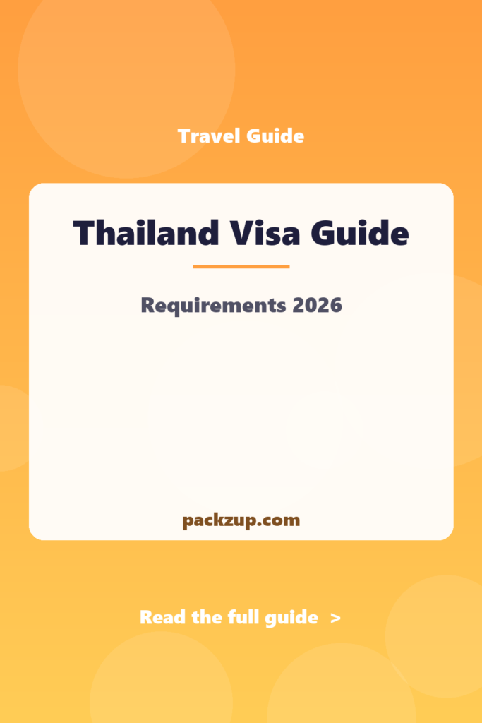 Thailand Visa Guide - Requirements 2026
