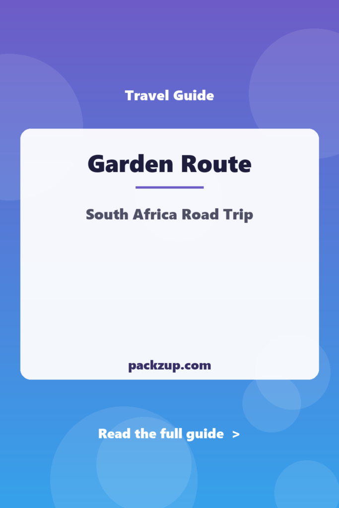 Garden Route - South Africa Road Trip