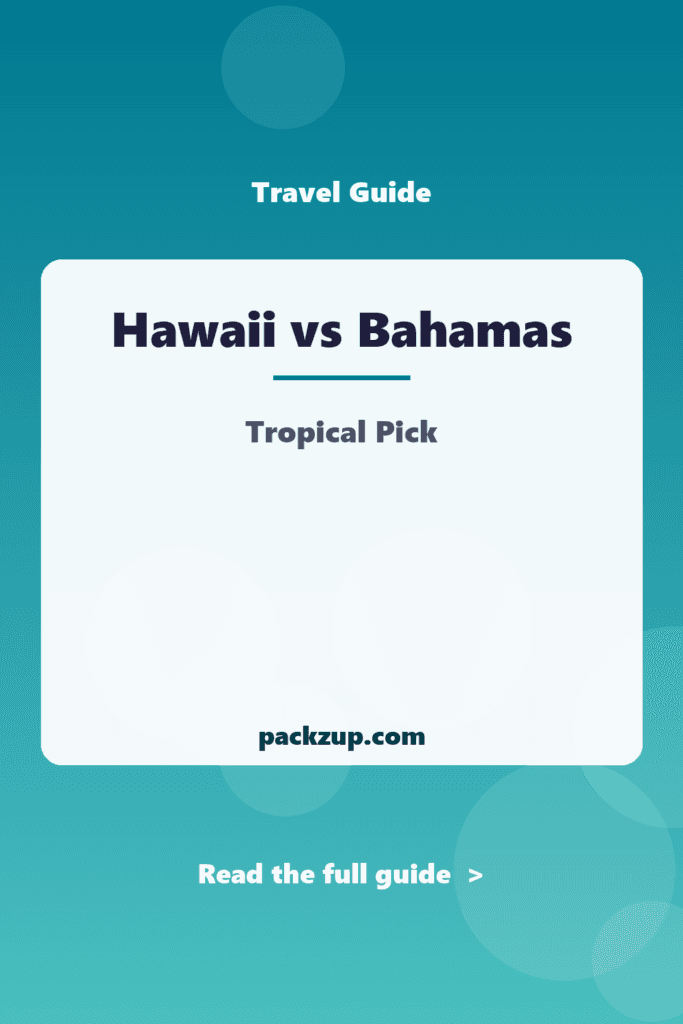 Hawaii vs Bahamas - Tropical Pick