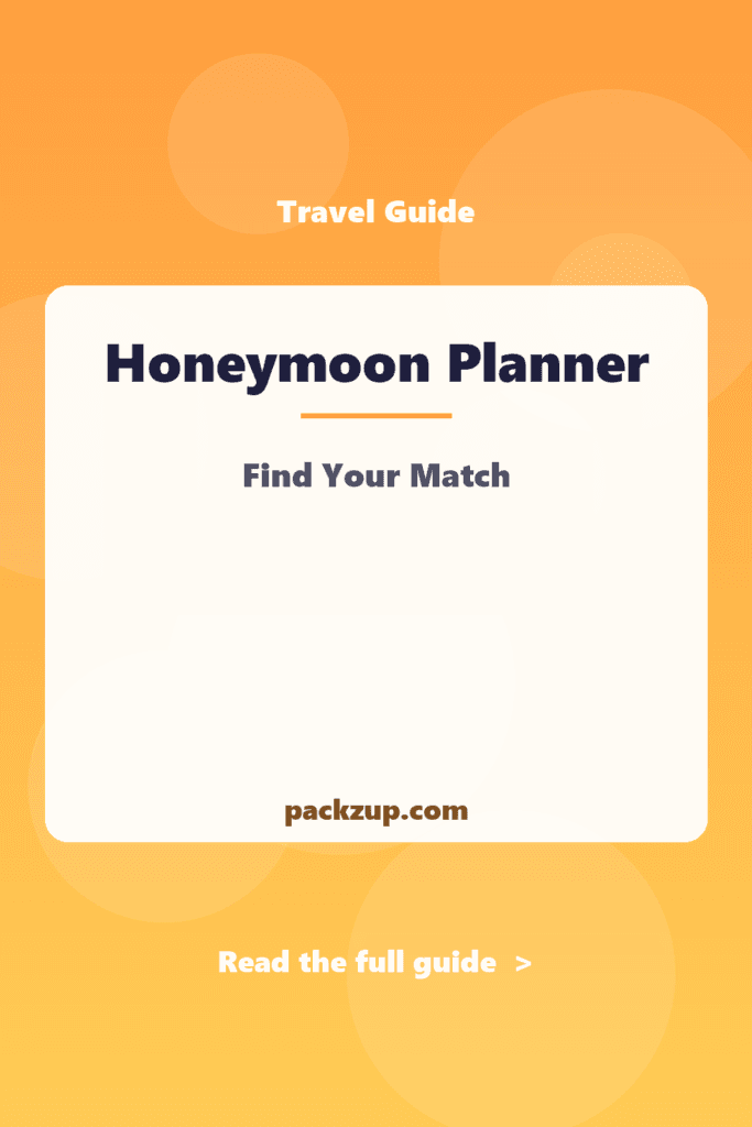 Honeymoon Planner - Find Your Match
