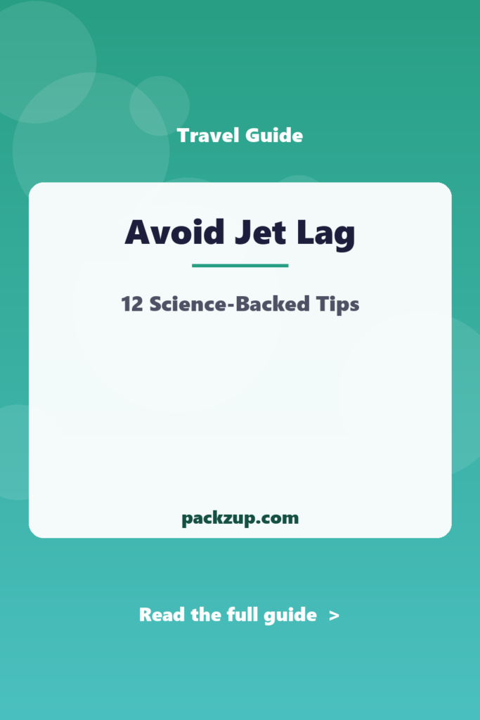 Avoid Jet Lag - 12 Science-Backed Tips