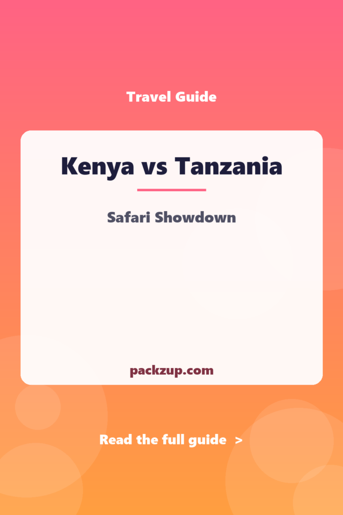 Kenya vs Tanzania - Safari Showdown