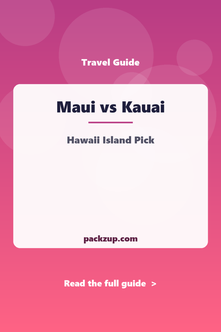 Maui vs Kauai: Hawaiian Island Pick