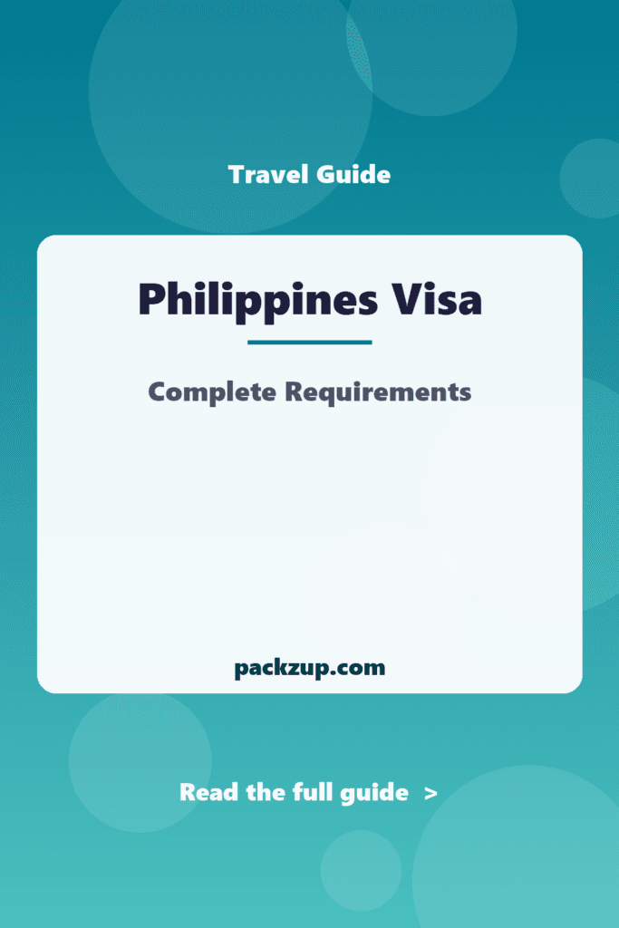 Philippines Visa - Complete Requirements