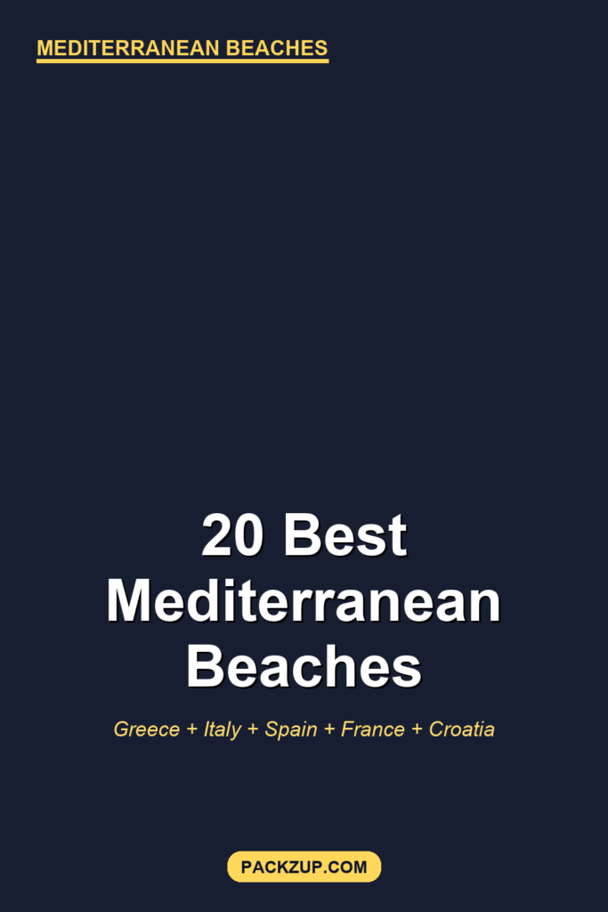 20 Best Mediterranean Beaches