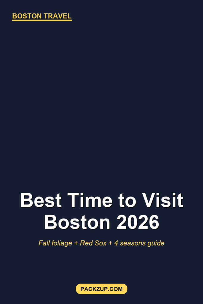Best Time to Visit Boston, MA (2026 Local Guide)