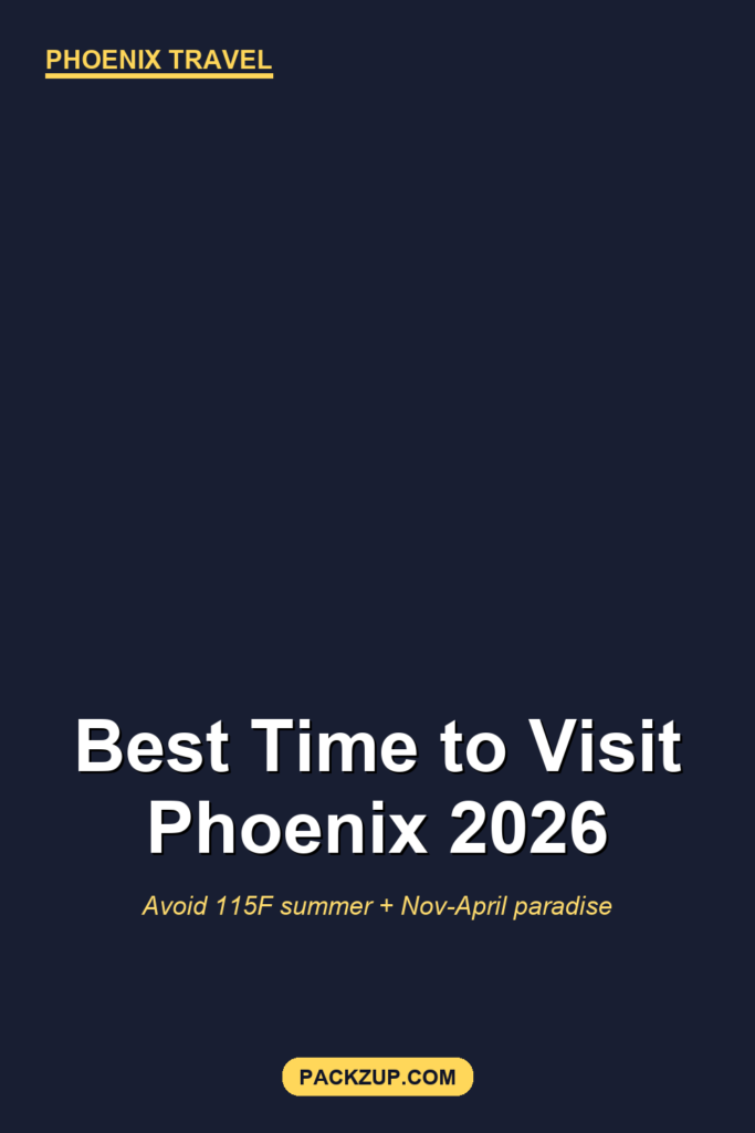 Best Time to Visit Phoenix, AZ (2026 Local Guide)