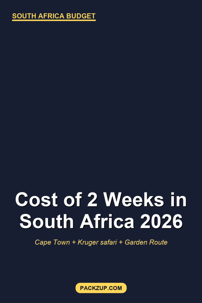 Cost of 2 Weeks in South Africa: Real Budget Breakdown