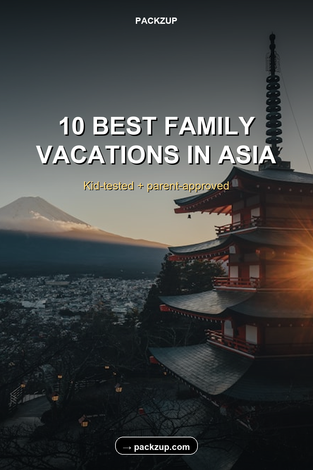 10 BEST FAMILY
VACATIONS IN ASIA