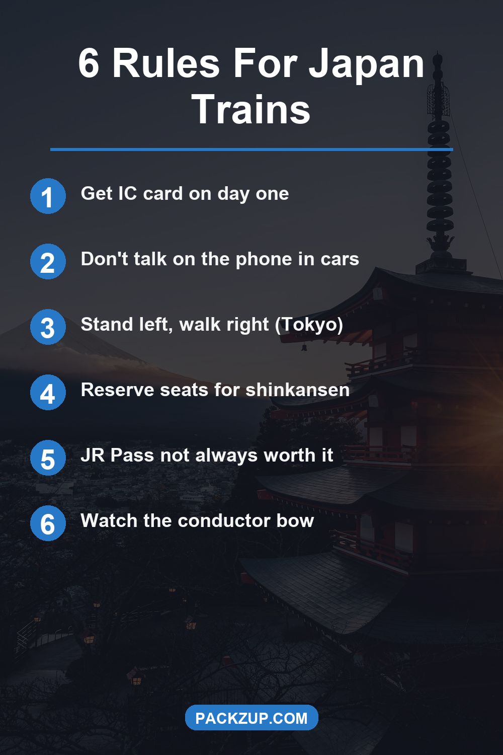6 Rules For Japan Trains