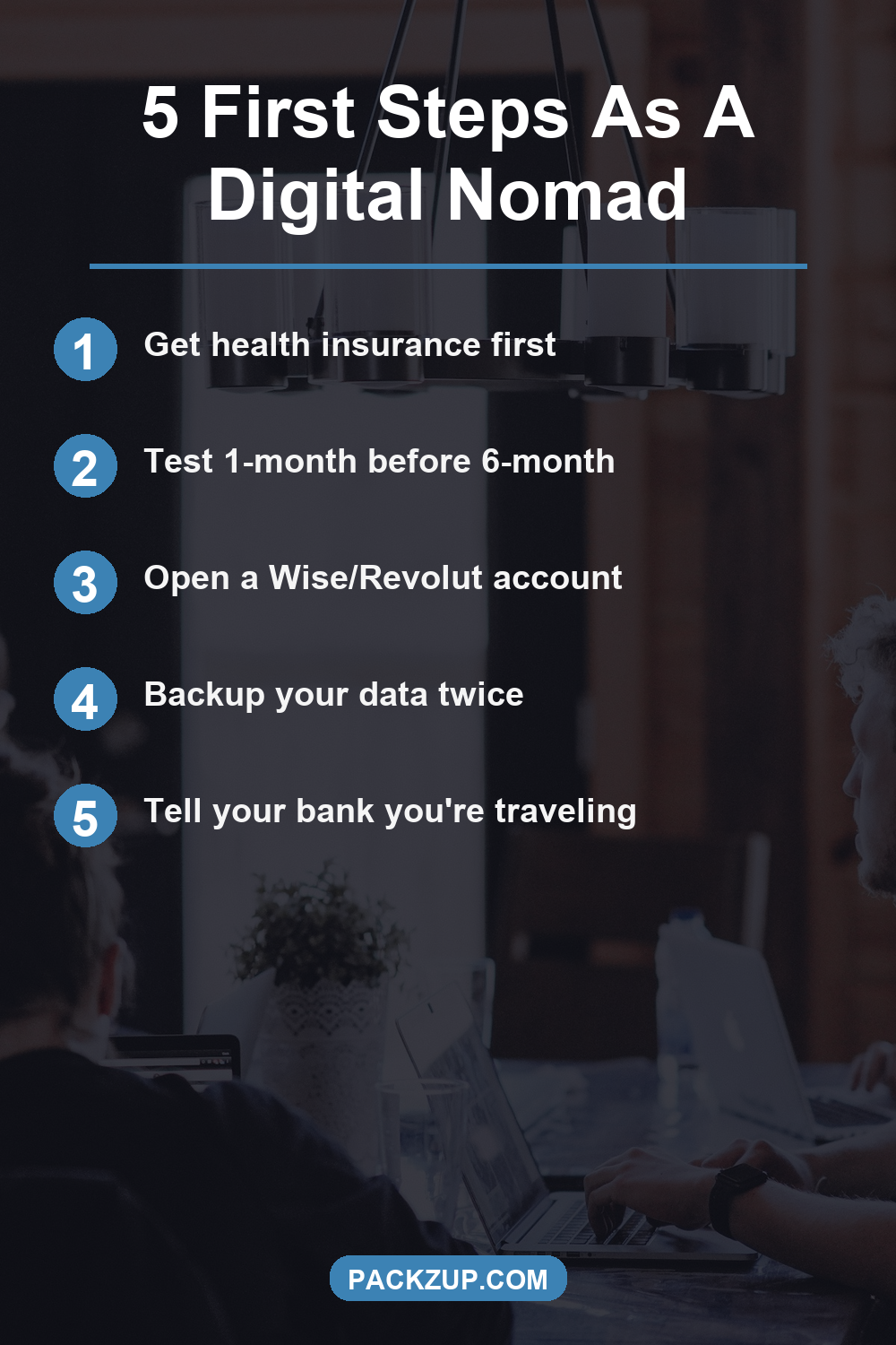 5 First Steps As A Digital Nomad