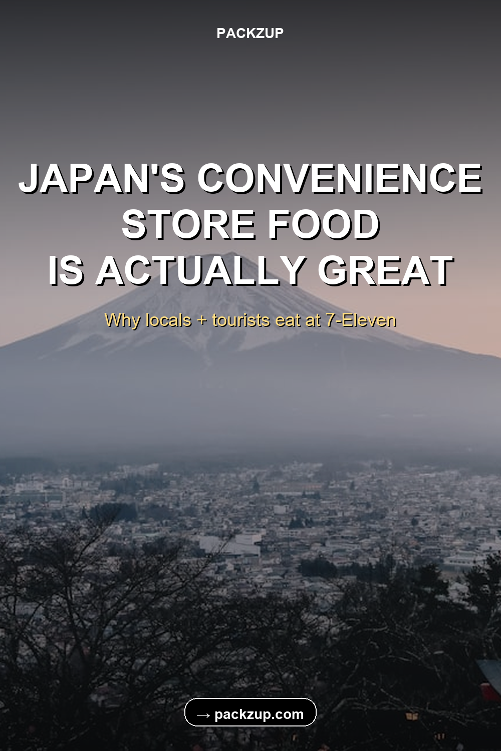 JAPAN'S CONVENIENCE
STORE FOOD
IS ACTUALLY GREAT