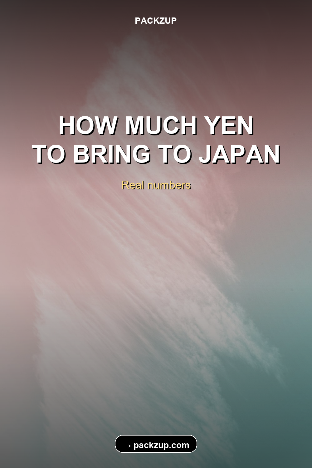HOW MUCH YEN
TO BRING TO JAPAN