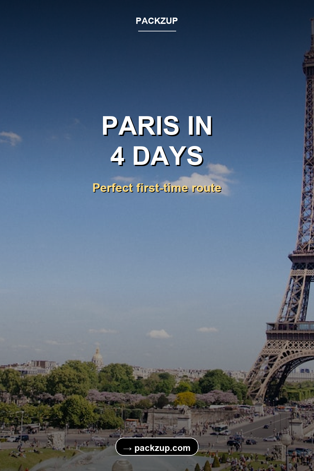 PARIS IN
4 DAYS