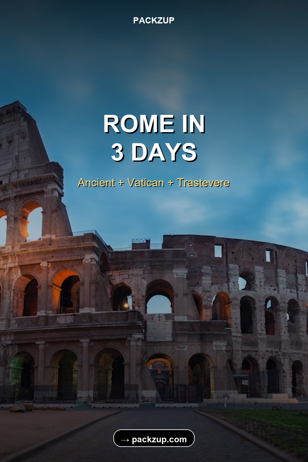 ROME IN
3 DAYS