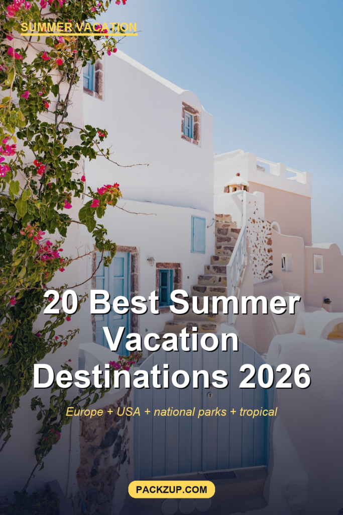 20 Best Summer Vacation Destinations (Real Guide)