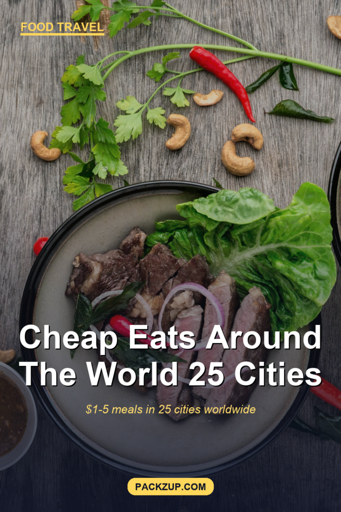 Cheap Eats Around the World: 25 Cities Where Food Costs Less Than $5