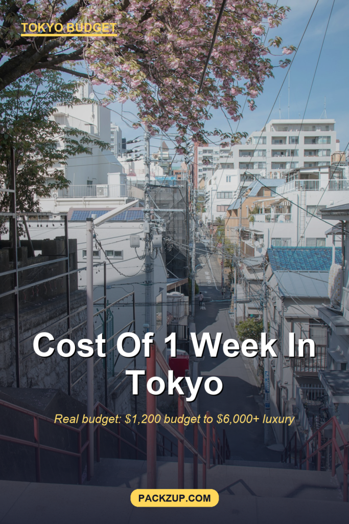 Cost of 1 Week in Tokyo for Americans (Real Budget)
