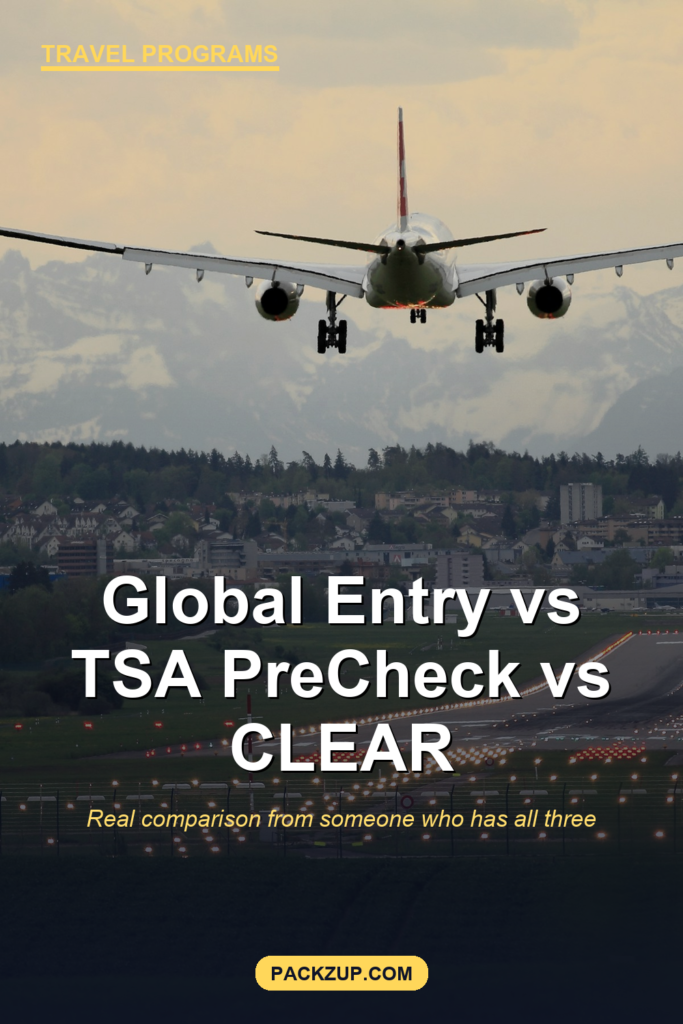 Global Entry vs TSA PreCheck vs CLEAR (2026 Comparison)