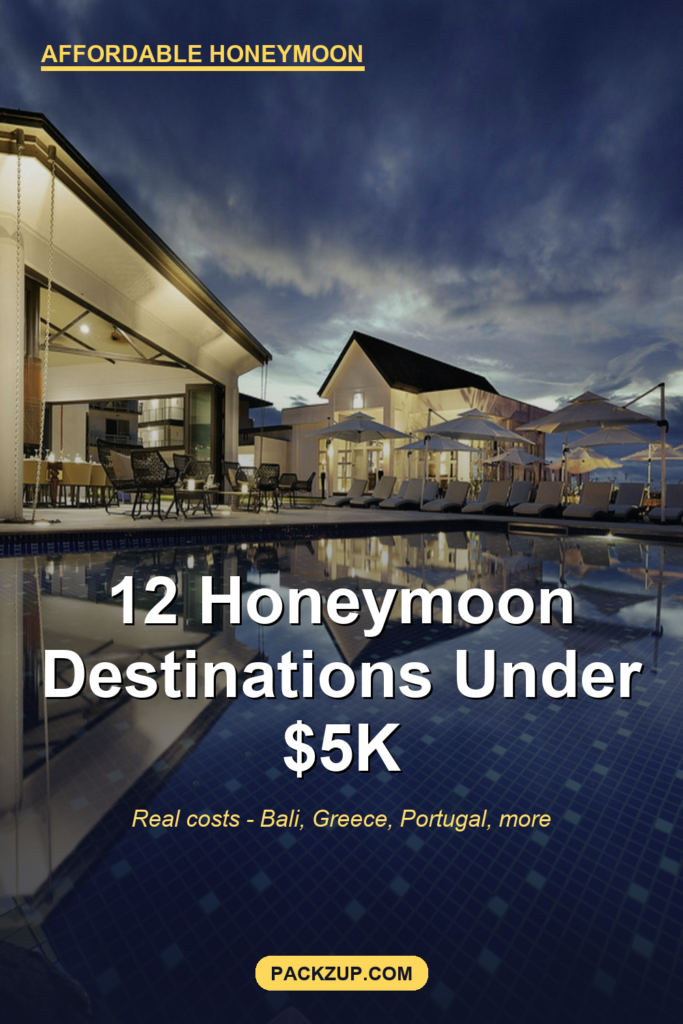 Best Honeymoon Destinations Under $5K (Real Costs,)