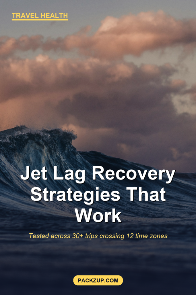 Jet Lag: Real Recovery Strategies That Work (Tested)