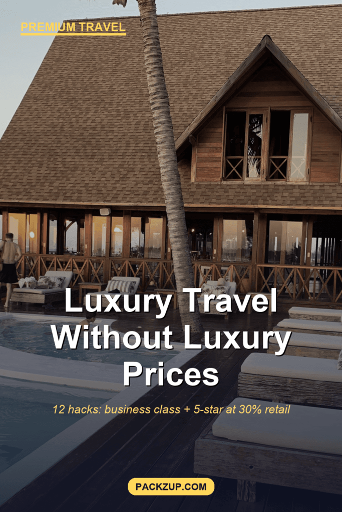 Pin USA Luxury Travel Hacks