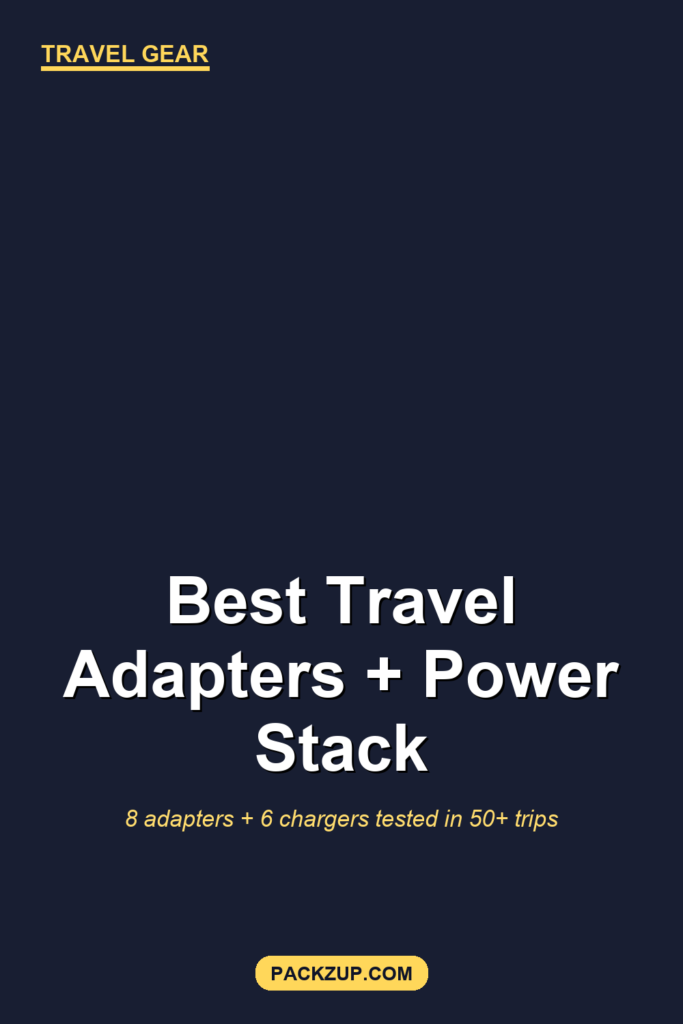 Best Travel Adapters + Power Stack (Real Testing)