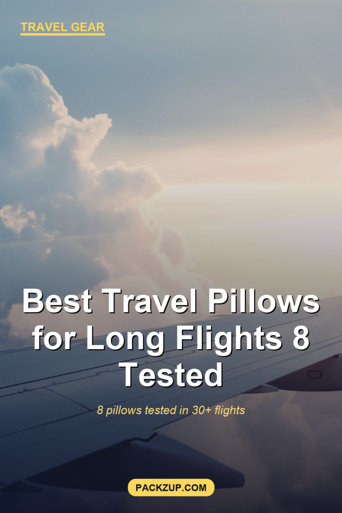Best Travel Pillows for Long Flights (8 Tested)
