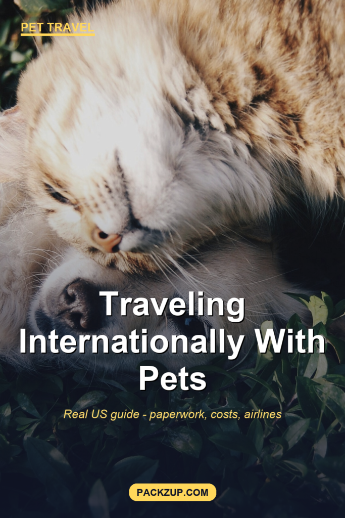 Traveling Internationally with Pets: Complete US Guide