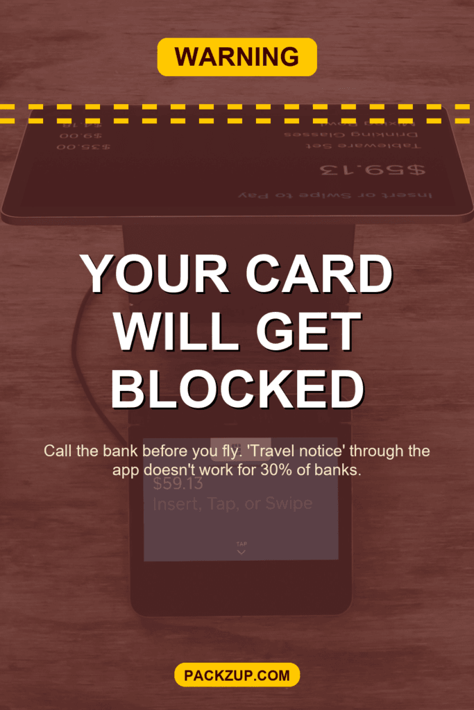 Pin Warn Credit Card