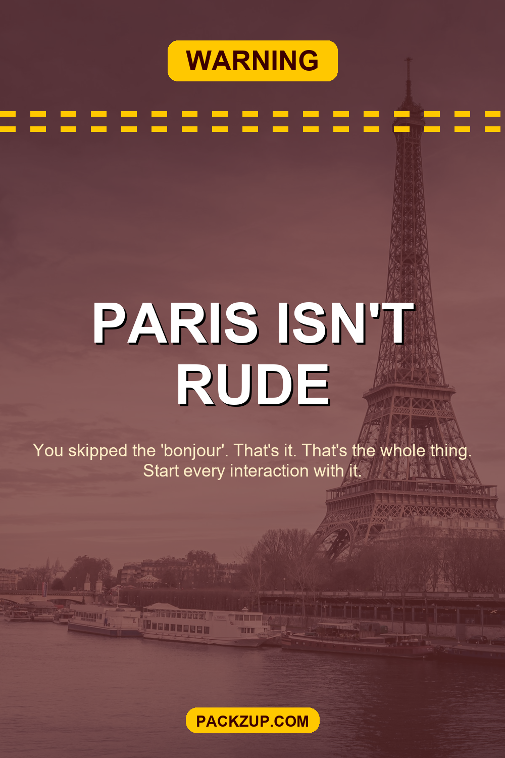 Paris isn't rude