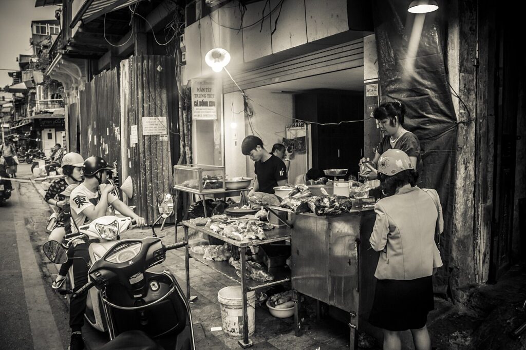 Food market street food culture
