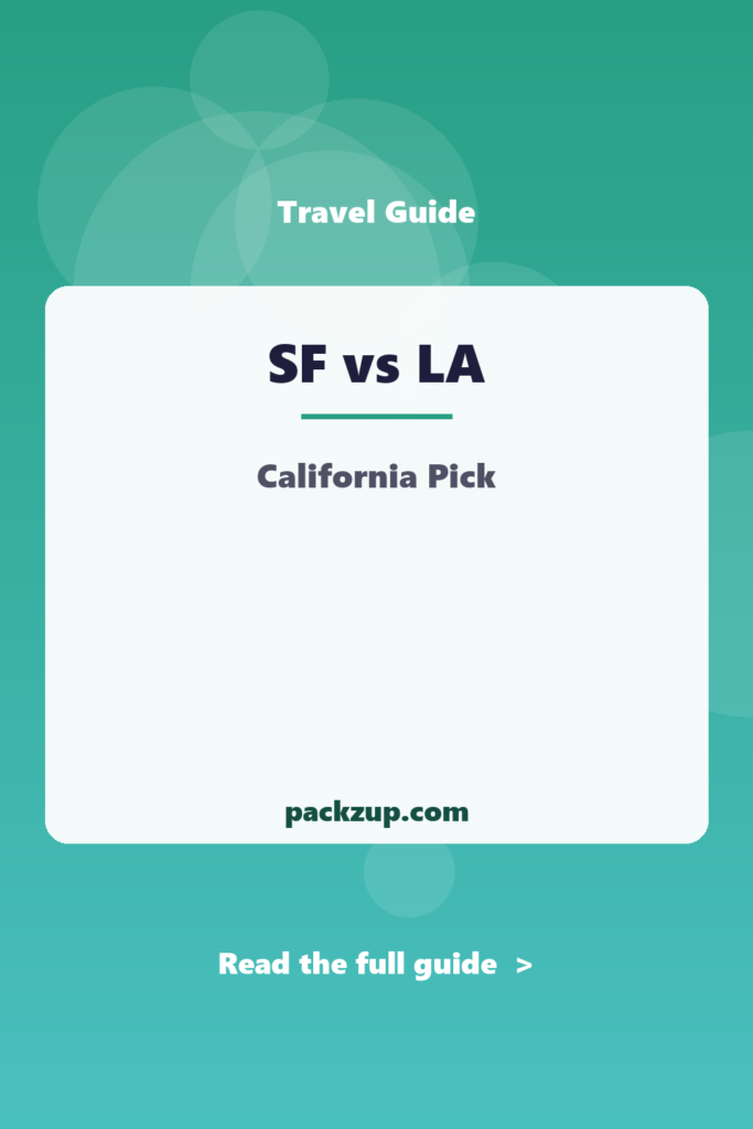 SF vs LA - California Pick