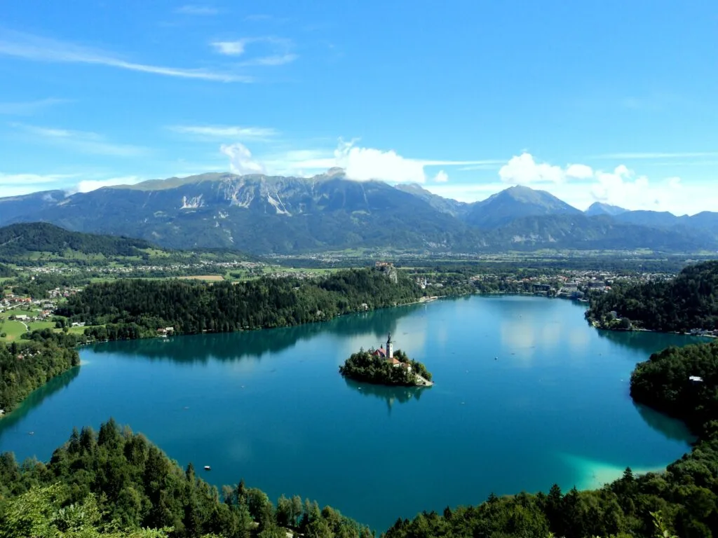 Slovenia — Lake Bled with island church