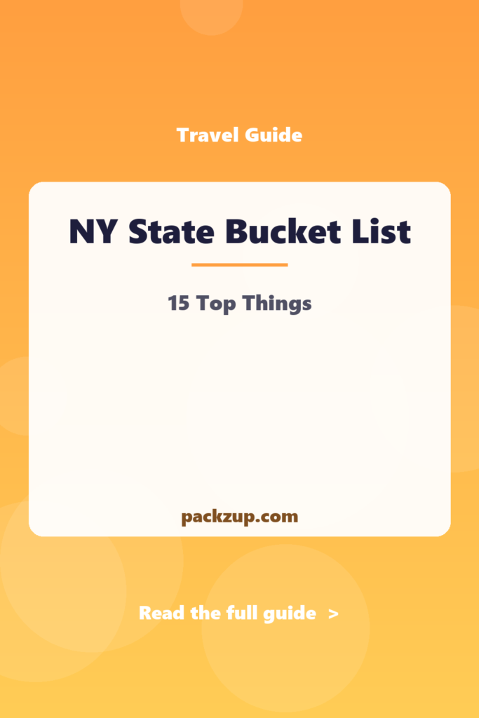 NY State Bucket List - 15 Top Things