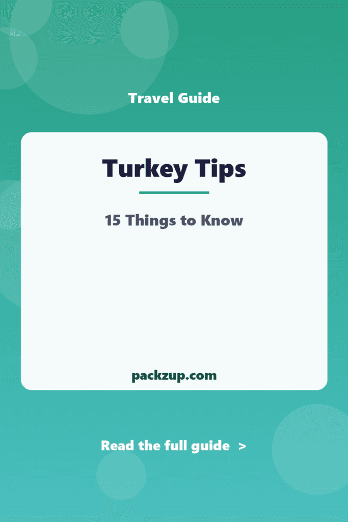 Turkey Tips - 15 Things to Know